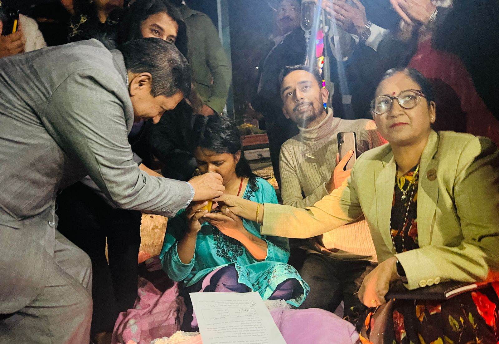 बिनु यादवको अनशन १५औं दिनमा तोडियो